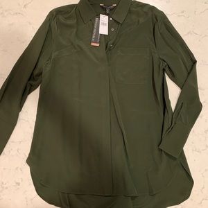 Silk Banana Republic Blouse, Size M